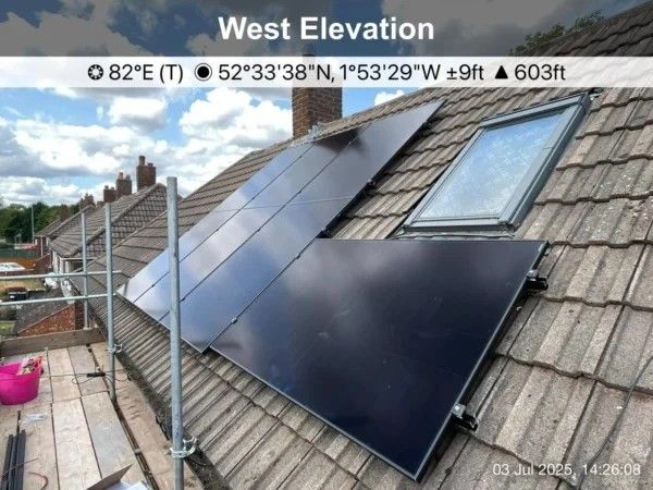 solar panel installation