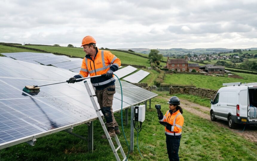 solar panel maintenance